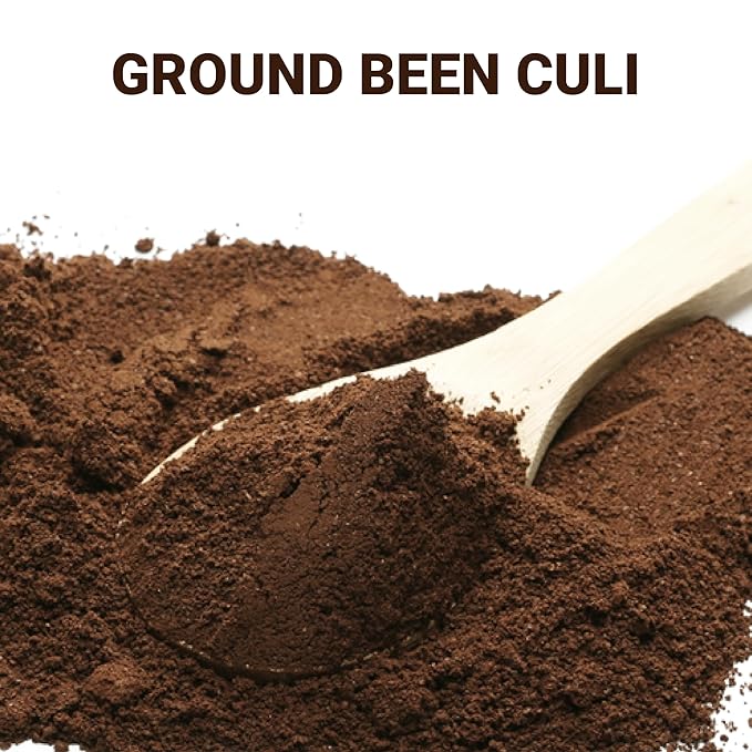 doanhdang - 17 Oz Premium Culi Ground Bean Coffee, 100% Culi Peaberry Medium Roast, Rich Flavor for Espresso Shot and Brew, Origin from Vietnam, Ground Med Roast Beans, Pack of 1, Phin Filter Included