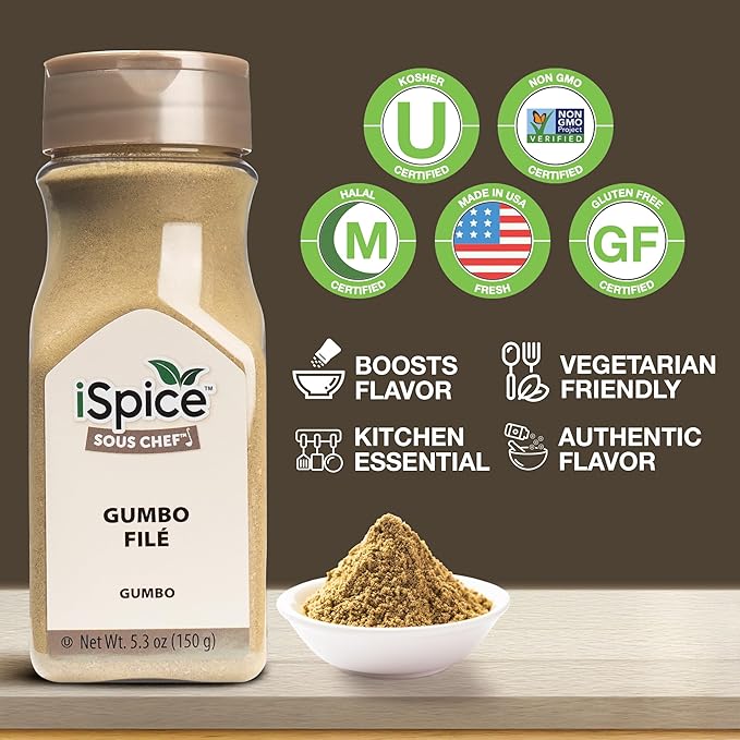 iSpice - GUMBO FILÉ POWDER 5.3oz (150g)