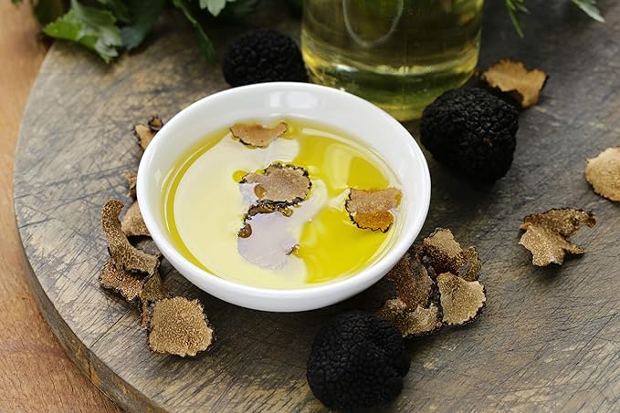 Calivirgin White Truffle Olive Oil - White Truffle Infused Extra Virgin Olive Oil - Cold Pressed Olive Oil - White Truffle Flavored Olive Oil - No Preservatives, Organically Grown Olives - 250ml