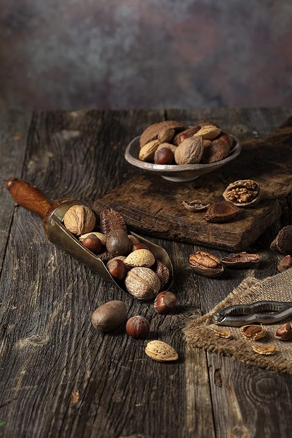 NUTS U.S. ??Mixed Nuts In Shell (Almonds, Walnuts, Hazelnuts, Pecans, Brazil Nuts) | No Added Colors and No Artificial Flavors | Fresh Buttery Taste and Raw |Packed In Resealable Bags!!! (6 LBS)