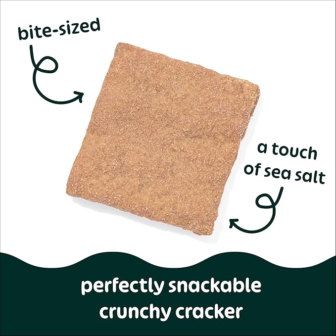 Must Love Crunchy Wheat Crackers - Healthy Lunch Snacks , Sweetened with Dates, Non-GMO - Great for Cheese Boards - Simple Ingredients, Vegan, Plant-Based - Just Sweet Enough - Healthy Snacking for Whole Family, 2 Pack x 5 oz