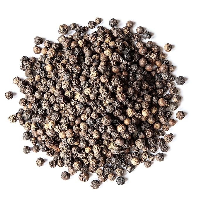 Food to Live - Organic Black Pepper, 7 Pounds - Whole Dried Peppercorns, Non-GMO, Kosher, Vegan, Bulk, Great for Spicing and Seasoning, Perfect for Grinder Refill