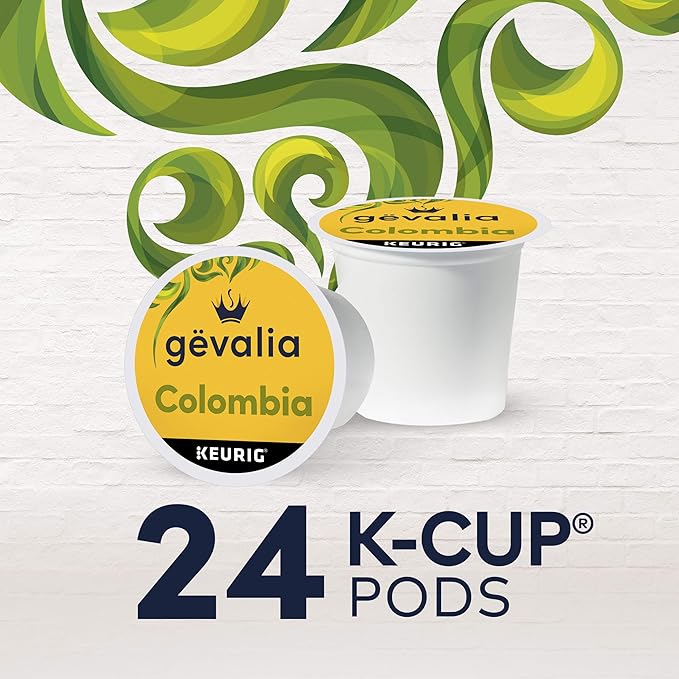 Gevalia Colombia Medium Roast K-Cup Coffee Pods (24 ct Box)