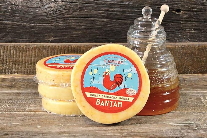 Cheese Bros. Spicy Cheese Lovers Gift Box | Fresh from Wisconsin | Gouda varieties include Honey Sriracha, Mango Habanero, El Diablo Scorpion Pepper and Smoked 3 Amigos Triple Pepper | Food Gifting Idea
