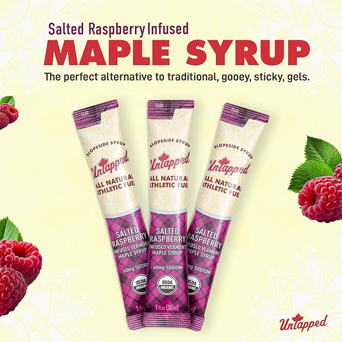 Salted Raspberry Infused Maple Syrup
