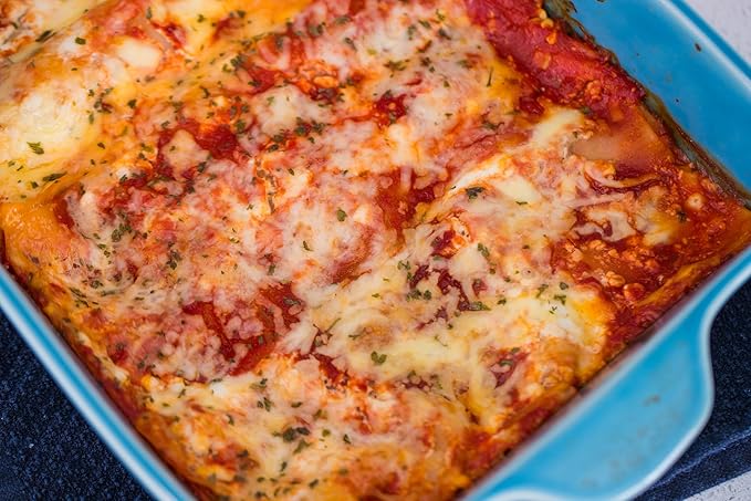 Fiber Gourmet Pasta - Light Lasagna Pasta - Low Net Carb, Fiber-Rich, Low Calorie, Healthy Pasta - Made in Italy, Kosher, Vegan, Non-GMO - 8 Oz, Pack of 6