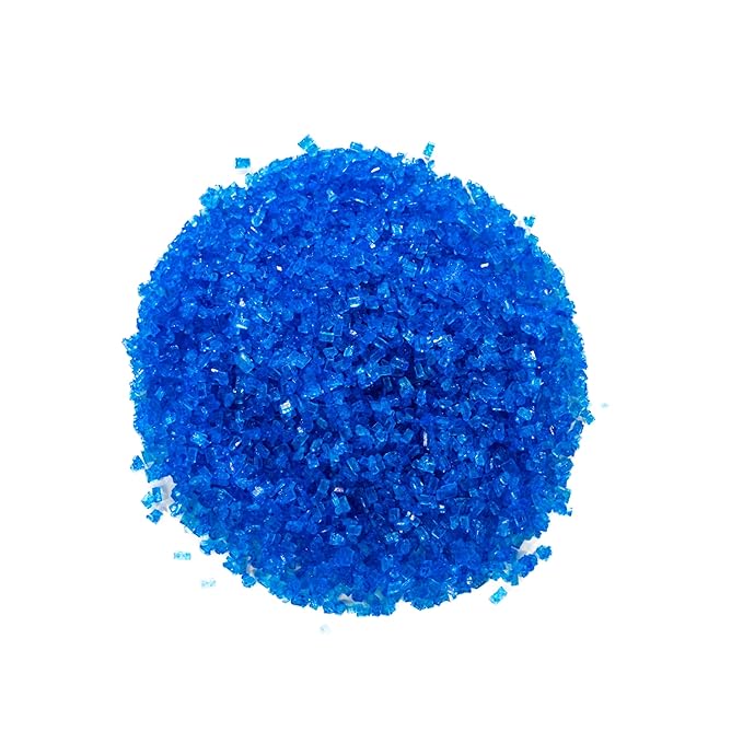 Bakerpan Sugar Sprinkles for Baking - 7 Ounce Royal Blue Decorating Sugar Crystals for Cookies, Cake Pops, Ice Cream (Made in USA)