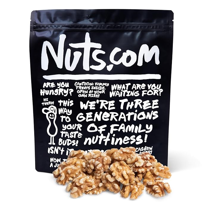 Roasted Cashews (Lightly Salted, 2lb) & Organic Walnuts (Raw, No Shell, 2lb) ??Vegan, Gluten-Free Snacks ??Rich in Protein, Fiber, Healthy Fats ??Perfect for On-the-Go, Office, & Home Snacking