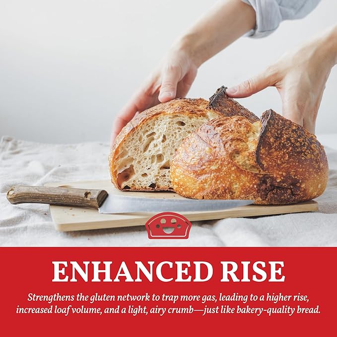 Bakers Club Artisan Dough Conditioner ??Bread Improver & Baking Enhancer for Better Texture, Volume & Shelf Life ??Sourdough, Pizza Crust, Bagels, Muffins, Cakes, Cookies & Pies Enhances Any Flour 10oz