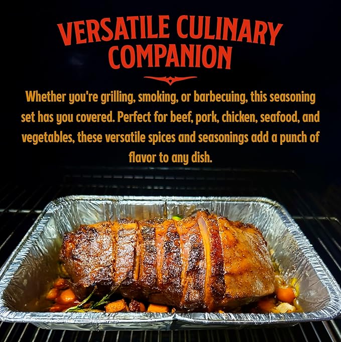 Big Poppa's Sweet Heat Flavor Bundle (4-Pack) - Featuring Sweet Money Hot, Competition Brisket & Steak, Competition Stash, and Jallelujah Lime Seasoning - Ultimate BBQ Seasoning Kit