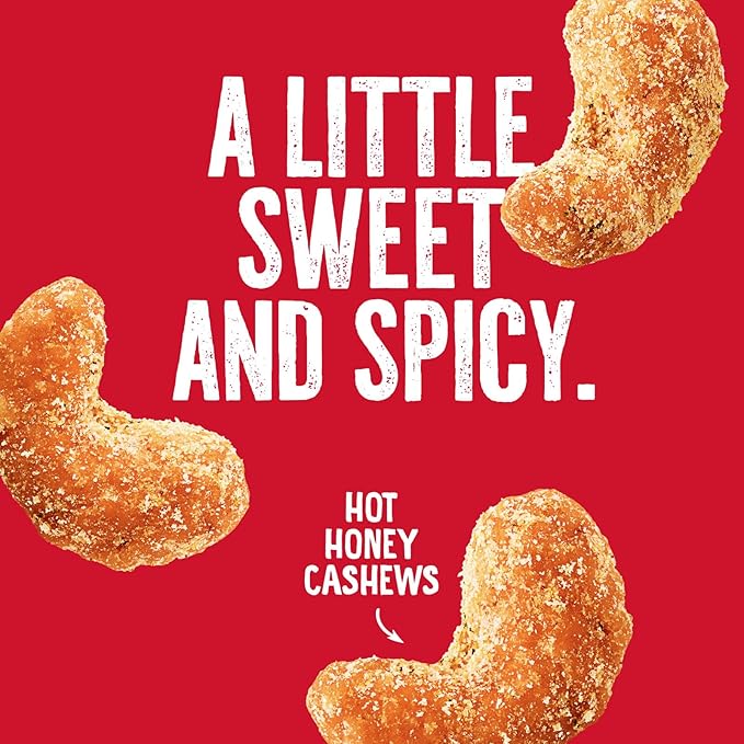 Emerald Hot Honey Cashews (1-Pack) | 36oz Resealable Bulk Bag | Kosher Dairy Certified, Non-GMO | No Artificial Flavors, Preservatives, or Synthetic Colors