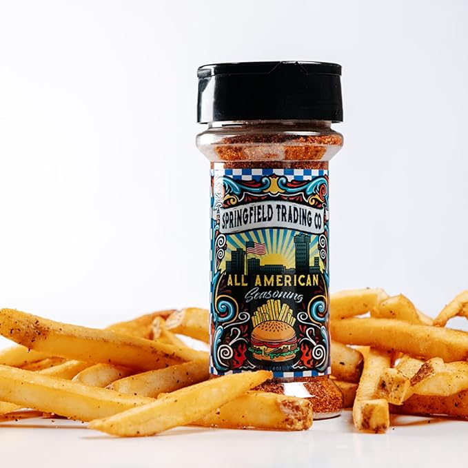 Springfield Trading Co. All American Seasoning ??All-Purpose Blend with Dehydrated Vegetables, Paprika, Garlic & Spices ??Gourmet, Vegan, Gluten-Free, for Everyday Cooking- 5oz