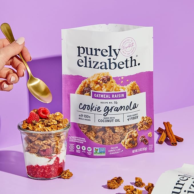 Purely Elizabeth Granola Ckie Oatml Raisn 11 OZ