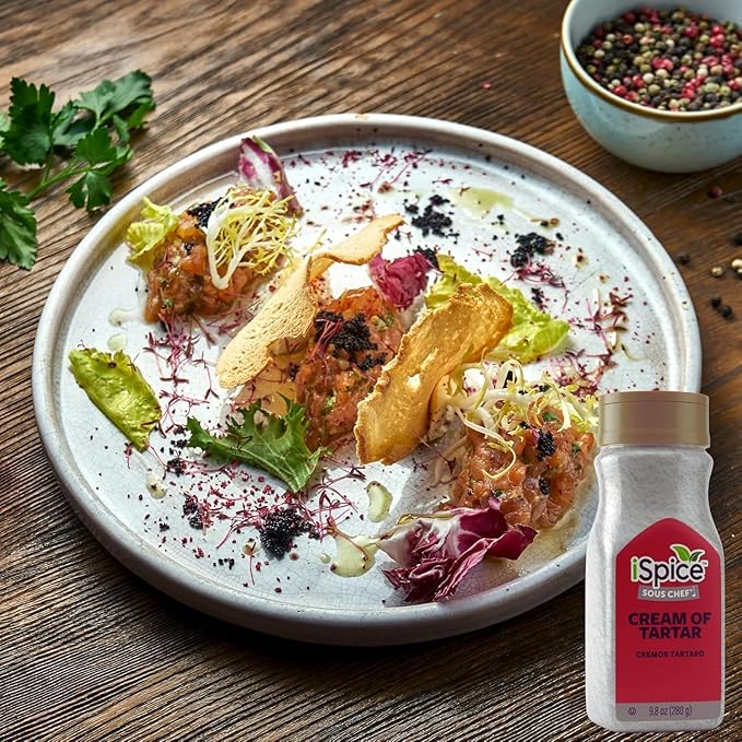 iSpice | Cream of Tartar | Gourmet Spice | Kosher (10 OZ)