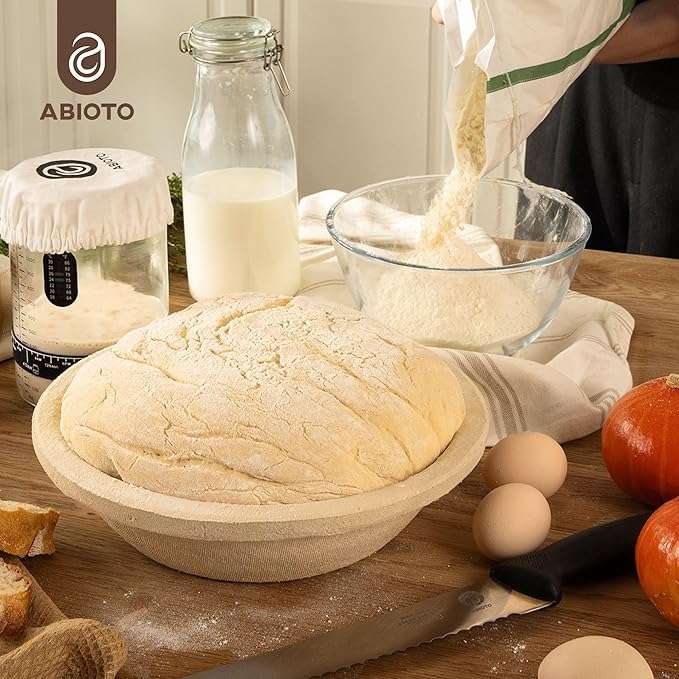 11" Oval Wood Pulp Banneton Bread Proofing Basket ??1.1LB Brotform, Smooth Surface ??Non-Stick Natural Wood Pulp Pressed for Durability??Made in Germany Proofing Baskets for Sourdough Bread Baking