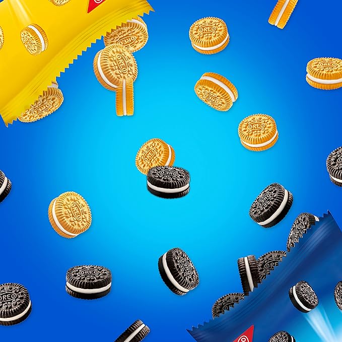 OREO Mini Mix Sandwich Cookies Variety Pack, 20 Snack Packs