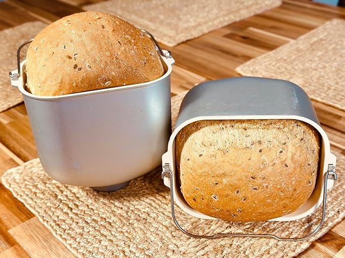 Molibake Multigrain Bread Mix ??Premium All-Natural Baking Mix for Bread Machine and Oven ??15 oz ??Gourmet Blend with Sunflower Seeds, Brown Flax, Pumpkin Seeds, Oat Flakes, Rye, Barley Malt, Wheat Bran ??Easy-to-Use Bread Maker Mix for Homemade Baking