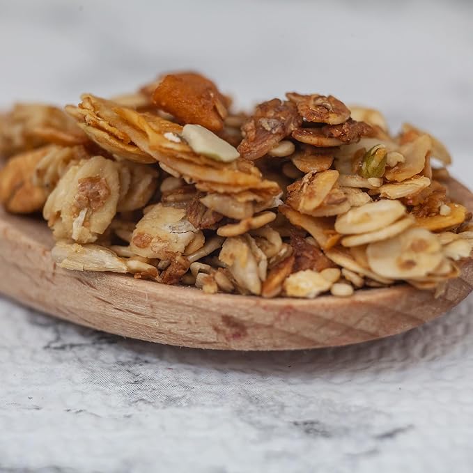 Survival Grocery Organic Ancient Grain Survival Granola??- Gluten Free, Non-GMO, No Added Sugar, High Protein Snack With Nuts, Seeds, Coconut, and Honey - Ideal for Breakfast, Cereal, Yogurt, or Snack (37.4 oz./2 Bags)