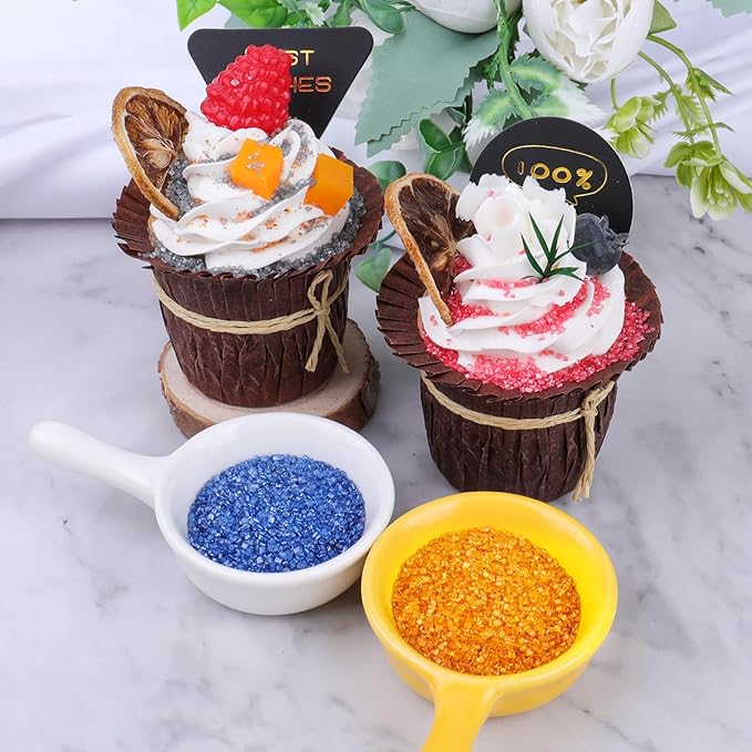 Black Sprinkles, Black Sanding Sugar Sprinkles for Cake Decorating, Sanding Crystal Sugar 130g/4.59oz, Cupcake, Ice Cream, Cookie and Donuts Toppings, Wedding, Birthday Party Supplies