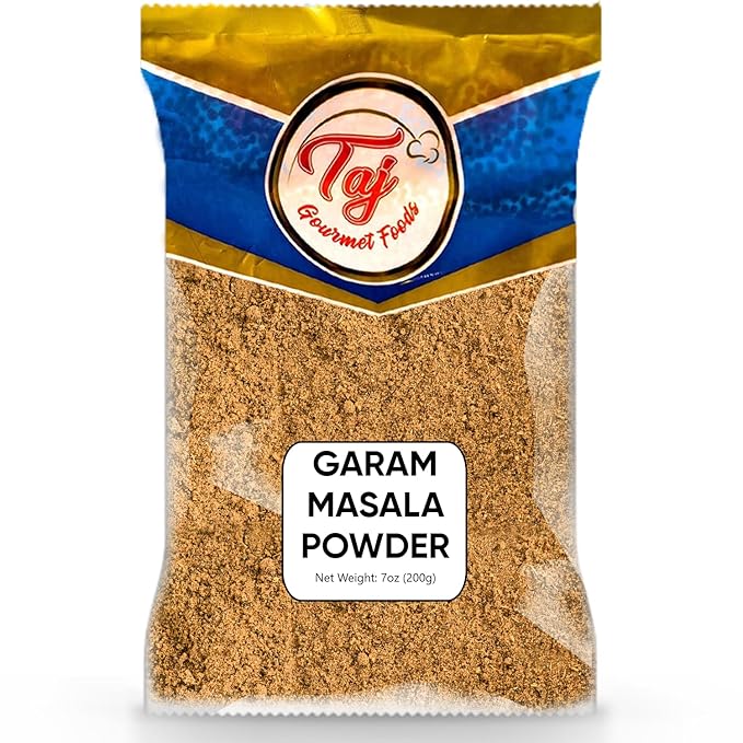 TAJ Garam Masala Powder 7oz | Unique Blend of Spices | Authentic Indian Spices