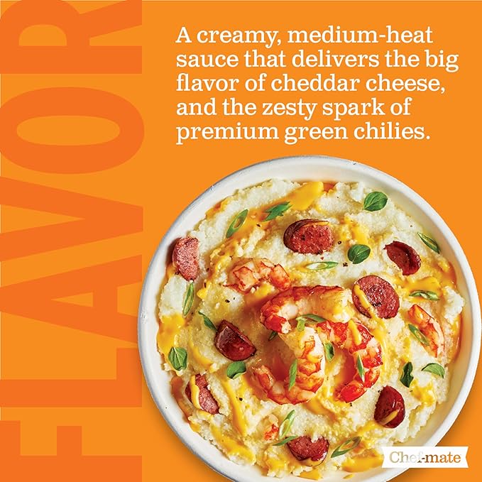 Chef-mate Que Bueno Nacho Cheese Sauce and Queso, Canned Food, 106 oz (#10 Can Bulk)