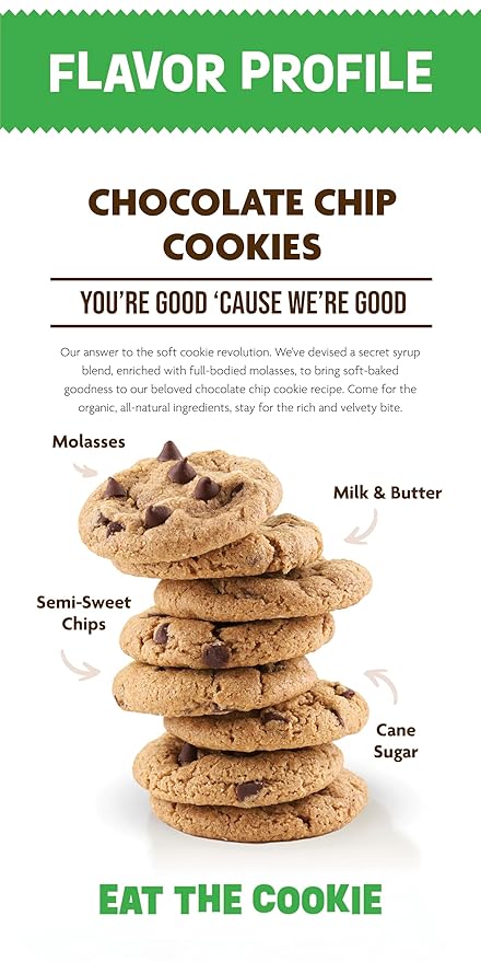 Steve & Andy?™s Deliciously Induldent Soft Bake Chocolate Chip Cookies ??Organic, Gluten Free, Non-Gmo, Nut Free, Wheat Free, Soy Free ??5.5 Oz, 1 Box (10 Cookies)
