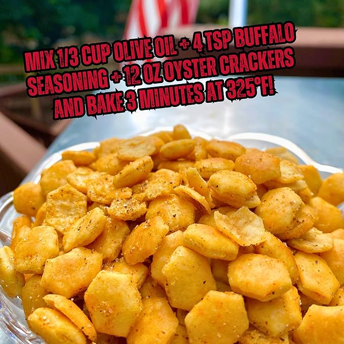 Runnin??Wild Buffalo Wing Seasoning ??Mouthwatering Buffalo Flavor Spice Rub for Chicken, Fries, Popcorn & Game-Day Snacks | Bold Gourmet Blend, No Artificial Flavors or MSG added - 5.1oz