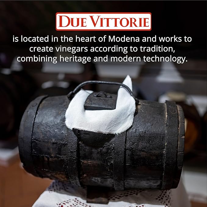 Due Vittorie Traditional 12 Year Aged Balsamic Vinegar of Modena DOP - Aceto Balsamico di Modena Tradizionale Affinato - Best Score From The Consortium - 3.38 fl oz (100ml) - Pack of 1