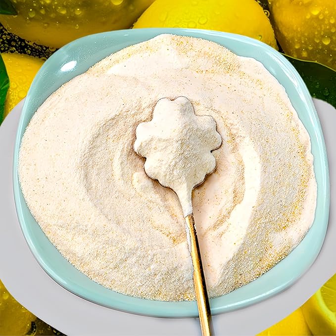 Pure Freeze-Dried Lemon Powder 3.5oz (100g) – 100% No Sugar, | Tart & Zesty for Drinks, Smoothies, Baking & Cooking, Filler-Free Citrus Powder