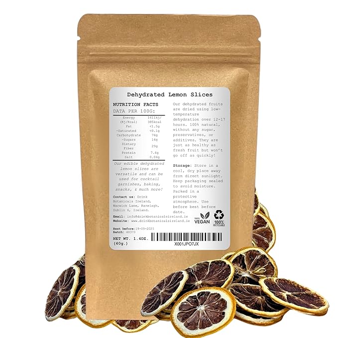 3-Pack Dehydrated Orange, Lemon, Lime Slices | 4.5 OZ | Approx 50+ Slices In Total | 100% Natural | For Cocktails, Wreath Making, Tea, Cakes, Decoration | Dried Orange For Cocktails | Drink Botanicals