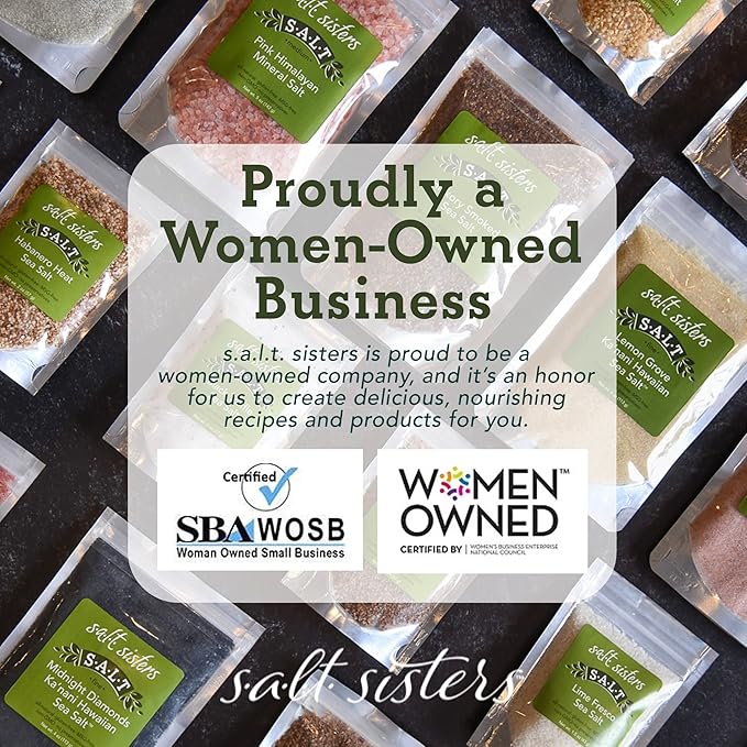 s.a.l.t. sisters Dragon's Breath Rub & Seasoning | All-Natural, Gluten Free, MSG Free, Non-GMO | Dry & Wet Rub Seasoning Base | Versatile Use for Chicken Wings, Brisket, Pulled Pork, and More | 1lb
