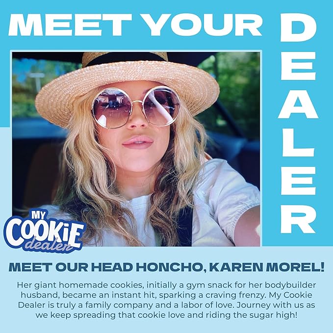 My Cookie Dealer Protein Cookies, Bite-Sized Crunchy Milk & Cookies (5oz, Pack of 6) - 25g Protein per Bag - Individually Wrapped Workout Snacks for On-The-Go Travel, Vegan