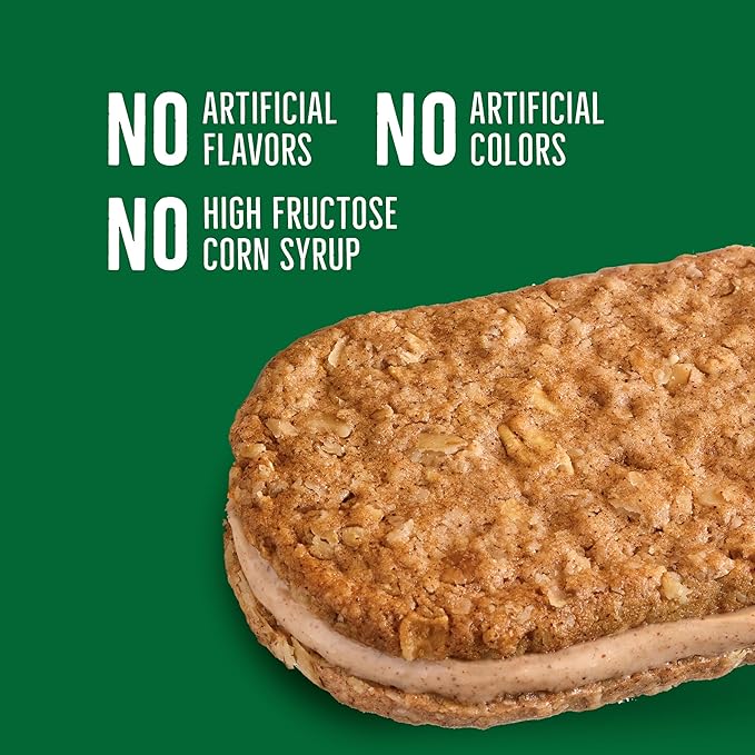Nature Valley Biscuit Sandwiches, Cinnamon Almond Butter, 10 Bars, 13.5 oz (Pack of 6)