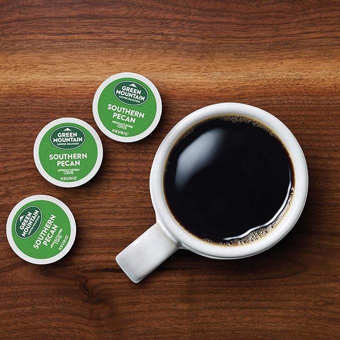 Green Mountain Coffee Roasters Southern Pecan Keurig Single-Serve K-Cup pods, Light Roast Coffee, 72 Count