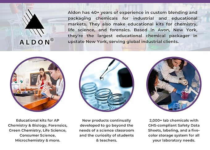 ALDON Innovating Science Active Dry Yeast, 500g - Laboratory Grade - Excellent for Biology Labs - The Curated Chemical Collection
