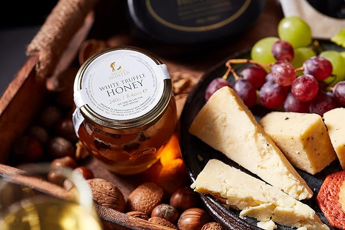 TruffleHunter - White Truffle Honey - Acacia Honey Condiment - 8.46 Oz