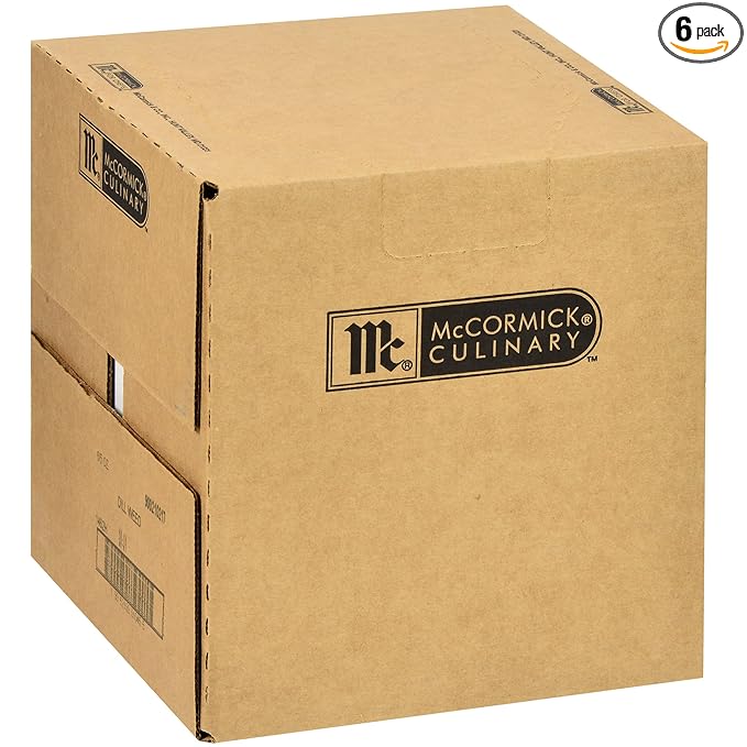 McCormick Culinary Dill Weed, 5 oz (Pack of 6) - Six 5 Ounce Containers of Dried Dill Weed Seasoning For Back of House Use, Best in Stuffings, Dips, Soups, Seafood and More