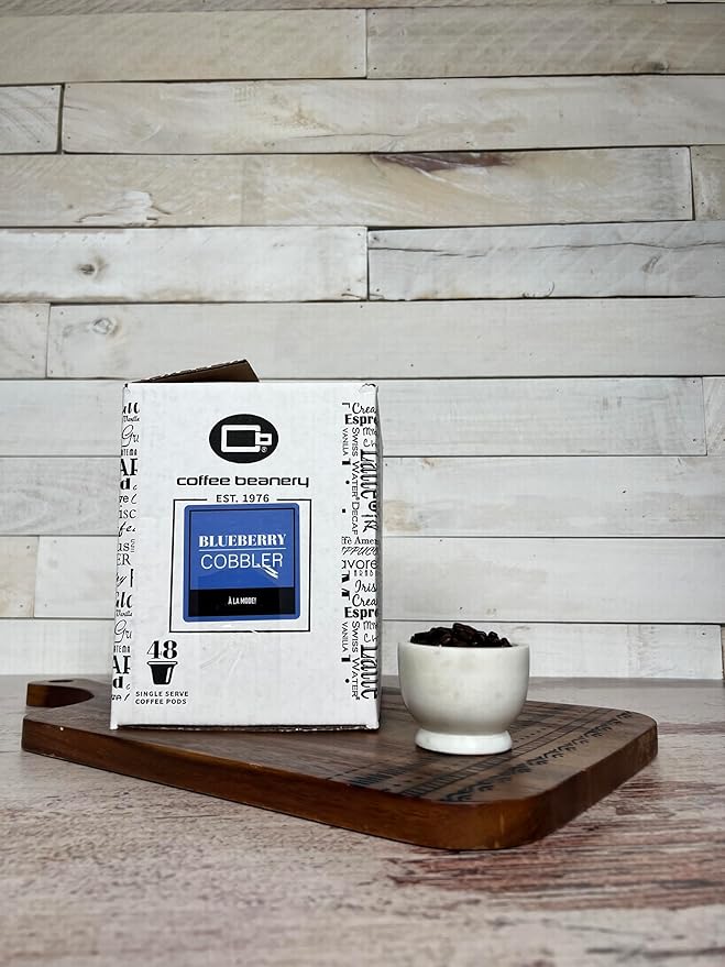Blueberry Cobbler Coffee Pods by Coffee Beanery | 192ct Bulk Medium Roast Arbica Coffee