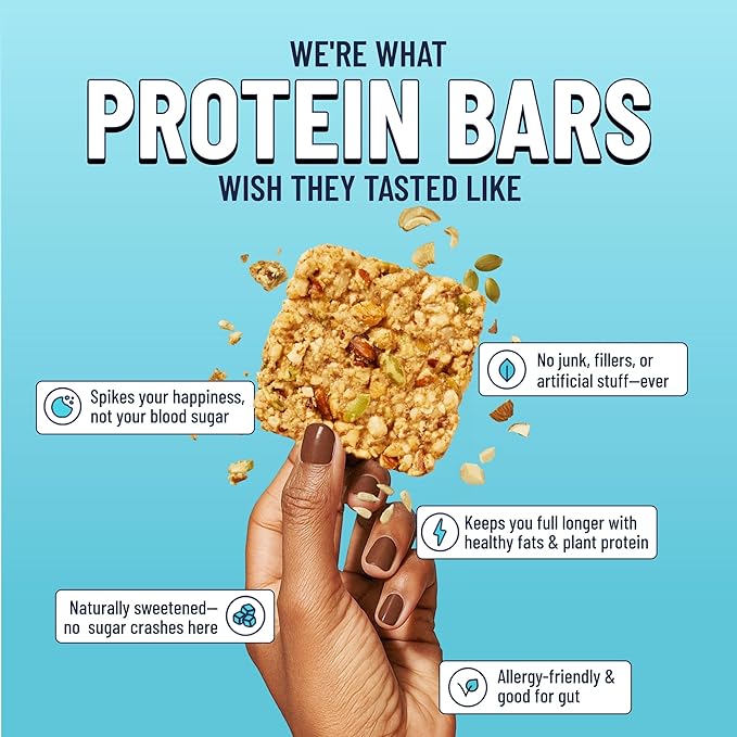YES Bar ??Salted Maple Pecan ??Plant Based Protein, Decadent Snack Bar ??Vegan, Paleo, Gluten Free, Dairy Free, Low Sugar, Healthy Snack, Breakfast, Low Carb, Keto Friendly (6 Count)