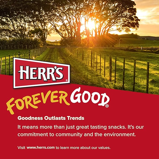 Herr???Potato Chips, Horseradish and Cheddar Flavor, Gluten Free Snacks, 6oz Bag (6 Count)