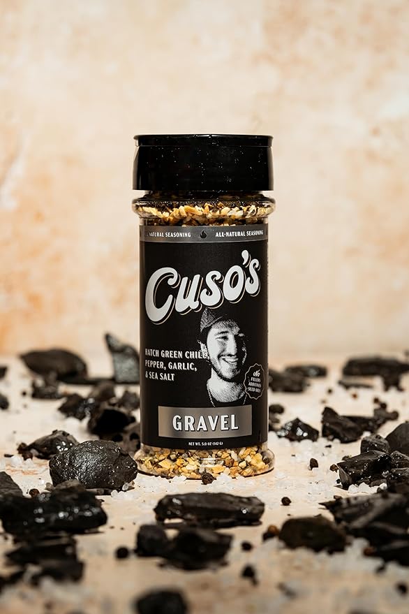 Cuso Cuts Gravel BBQ Rub - All-Purpose Rub - Spices for Steaks, Meat, & Veggies - Perfect for Burgers, Chicken, Pork, Beef, Ribs, and Pork Chops - Steak Seasoning for Grilling - 1 Count
