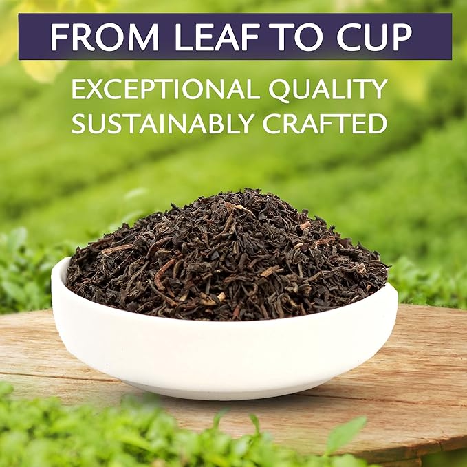 Birdsong Golden Assam- Organic Black Tea, Flavourful Caffeinated English Breakfast Assam Tea with Malty, Mandarine, Wood Notes and 100% Natural Sweetness, 20 Non-GMO Plant-Based Pyramid Tea Bags