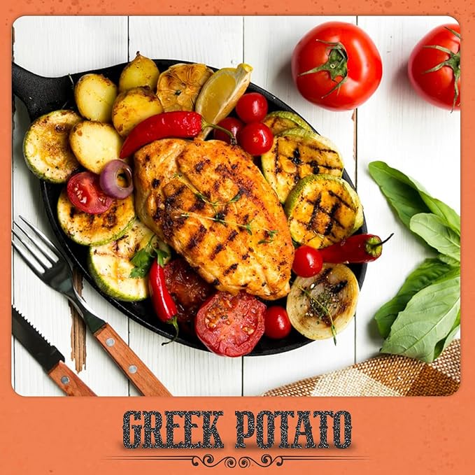 Fresh Finest Greek Potato Seasoning - 6.63oz (188g) - Mediterranean, Authentic, Kosher, All-Natural, Non-GMO