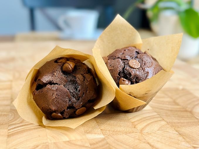 Molibake Chocolate Muffin Mix - Pack of 1 ??Premium Chocolate Muffins Baking Mix with Cocoa Powder and Real Chips for Home Oven and Maker ??14 oz ??Easy-to-Use Mix for Fluffy, Bakery-Style Homemade