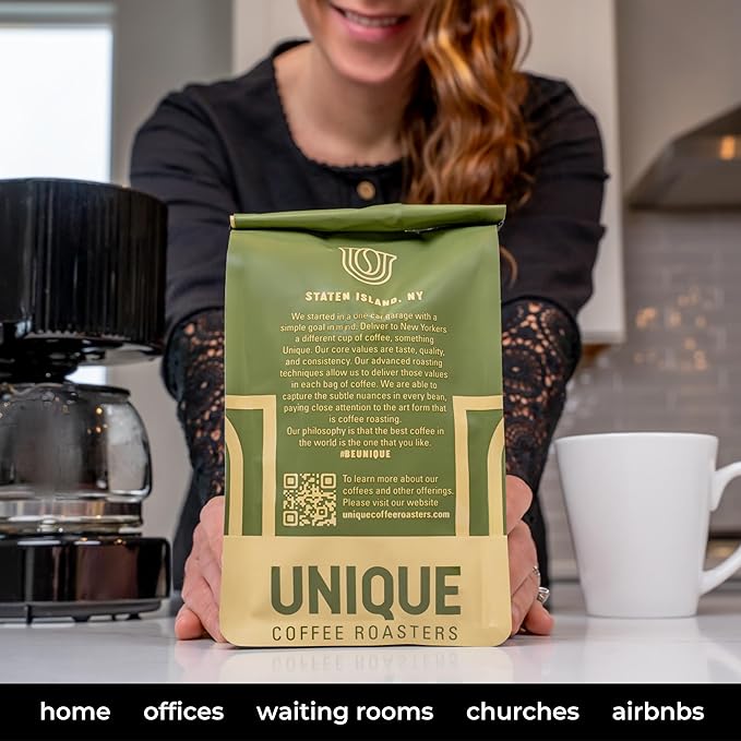 Holiday 'Gingerbread Cookie' Flavored Ground Coffee, 1 LB (16 oz) bag, Medium Roast, 100% Arabica Premium Quality Flavor