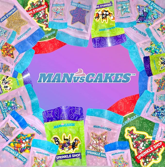 Manvscakes | 7.5 ounce Sweet luck sprinkles | St. Patrick?셲 day sprinkles | Green sprinkles | Edible sprinkles | Cale sprinkles | Cookie sprinkles