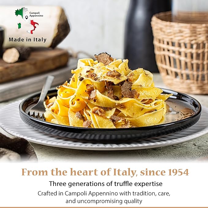 Diamante Italy Truffle Sauce Gift Box Set (3 jars x 90g), Including: 1pc of 15% White Truffle Sauce 90g, 1pc of Truffle Mayonnaise 90g, 100% Made in Italy