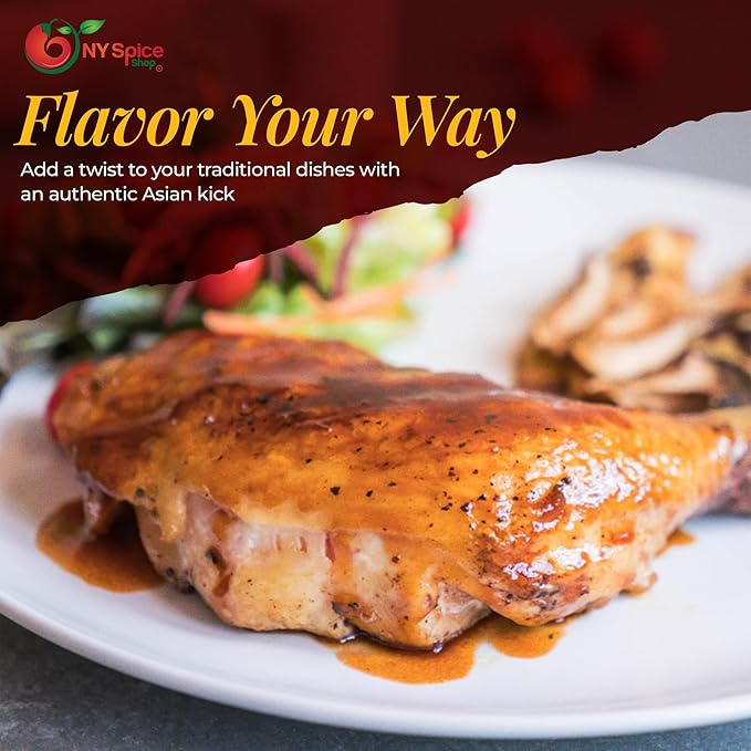 NY Spice Shop Chinese 5 Spice Powder - 6 Ounce Authentic Chinese Five Spice Seasoning Blend - 5 Spice Chinese Seasoning with Cinnamon, Anise, Fennel, Cloves, Black Pepper, Silicon Dioxide