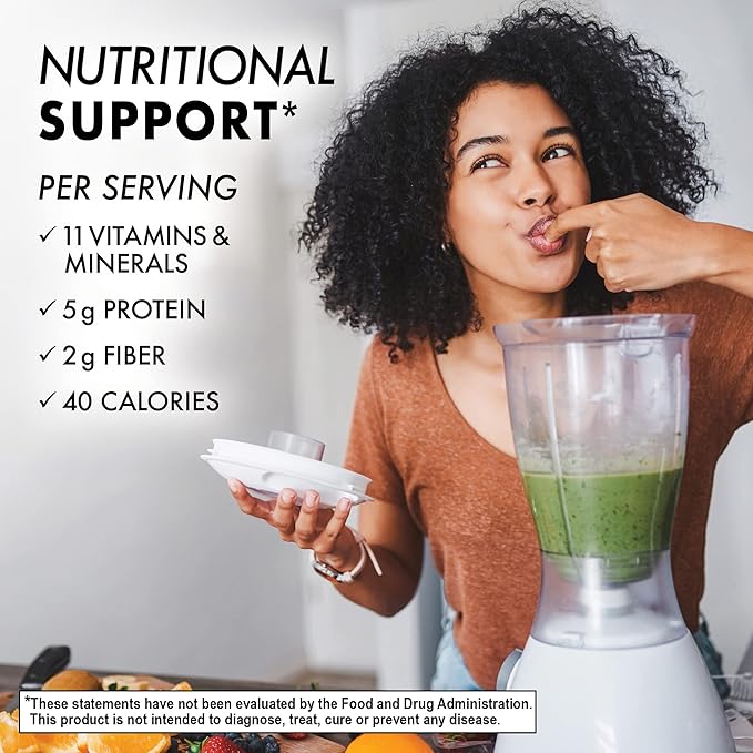 BlueBonnet Nutrition Non-Bitter Nutritional Yeast Flakes - Plant-Sourced Protein, B Vitamins & Vitamin D - Non-GMO, Vegan, Kosher, Gluten-Free, Soy-Free - 10.58 oz, 30 Servings