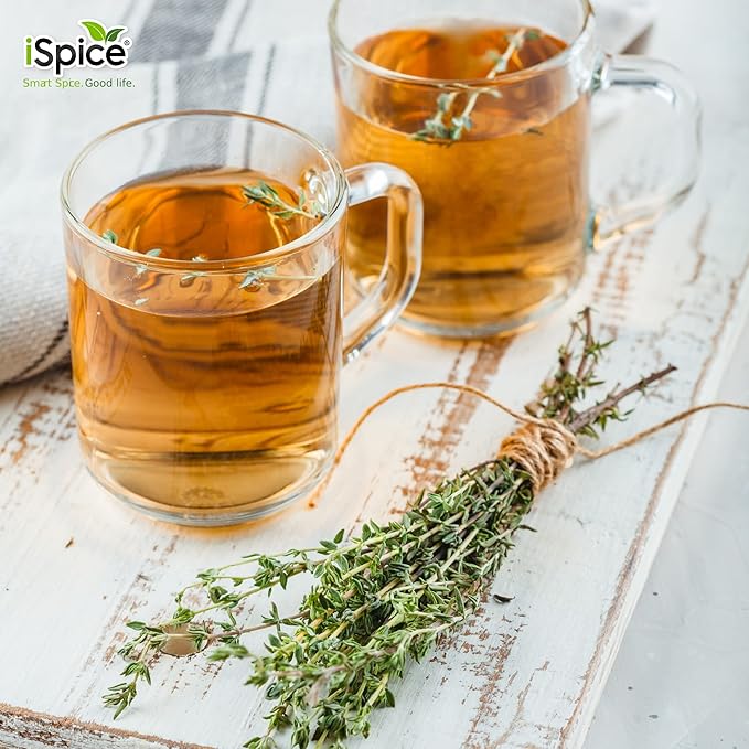 iSpice Thyme fresh Seasonings and Spices for Cooking, 3.3 Ounce dried thyme herb Seasoning, Fine Ground thyme fresh thyme dry Seasoning (93g - Pack Of 1) | iSpice